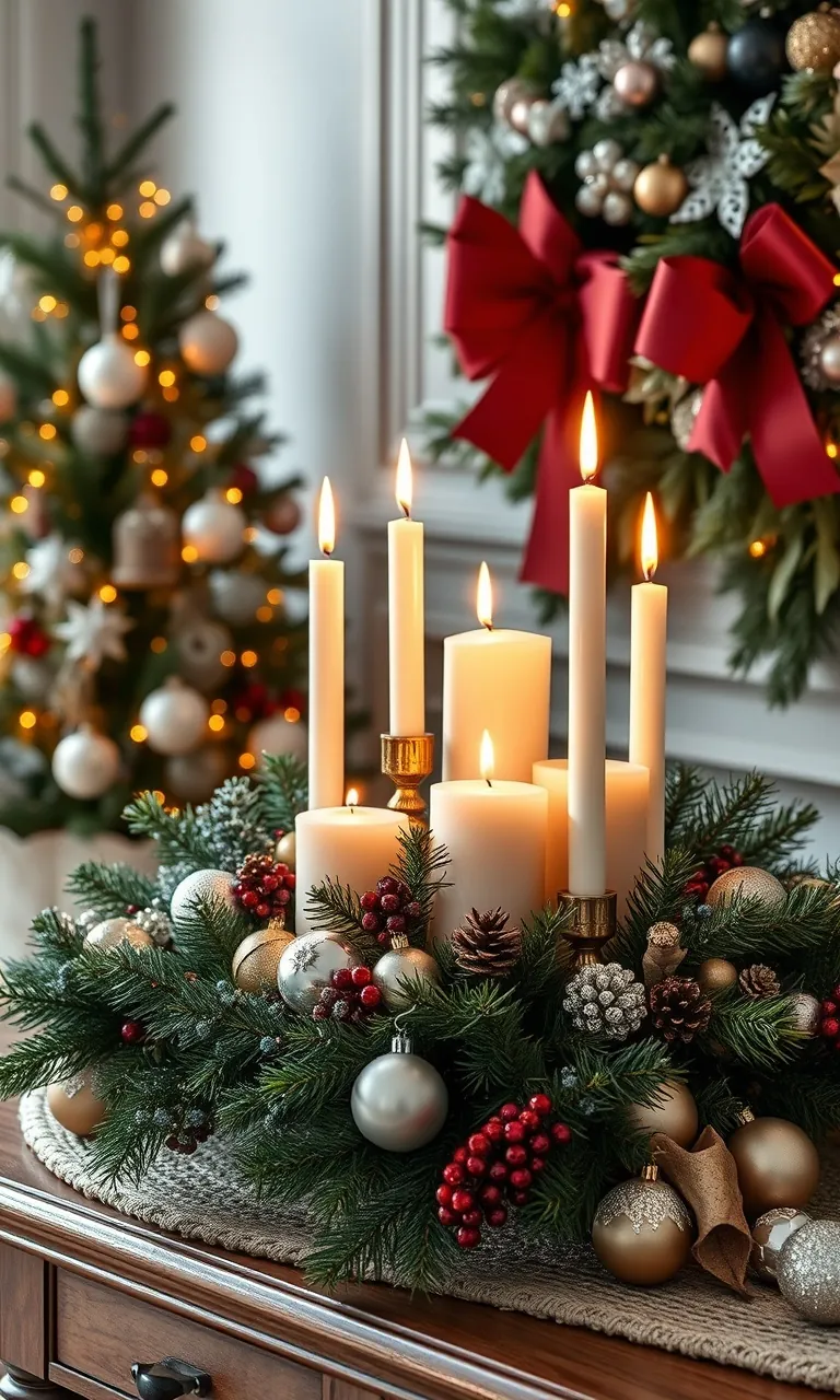 3. Cozy Chic Candle Clusters