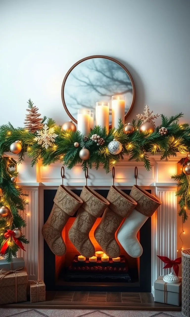 7. Radiant Mantel Display