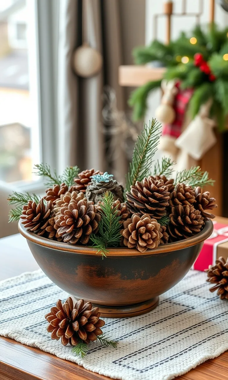 3. Aromatic Elegance with Scented Pinecones