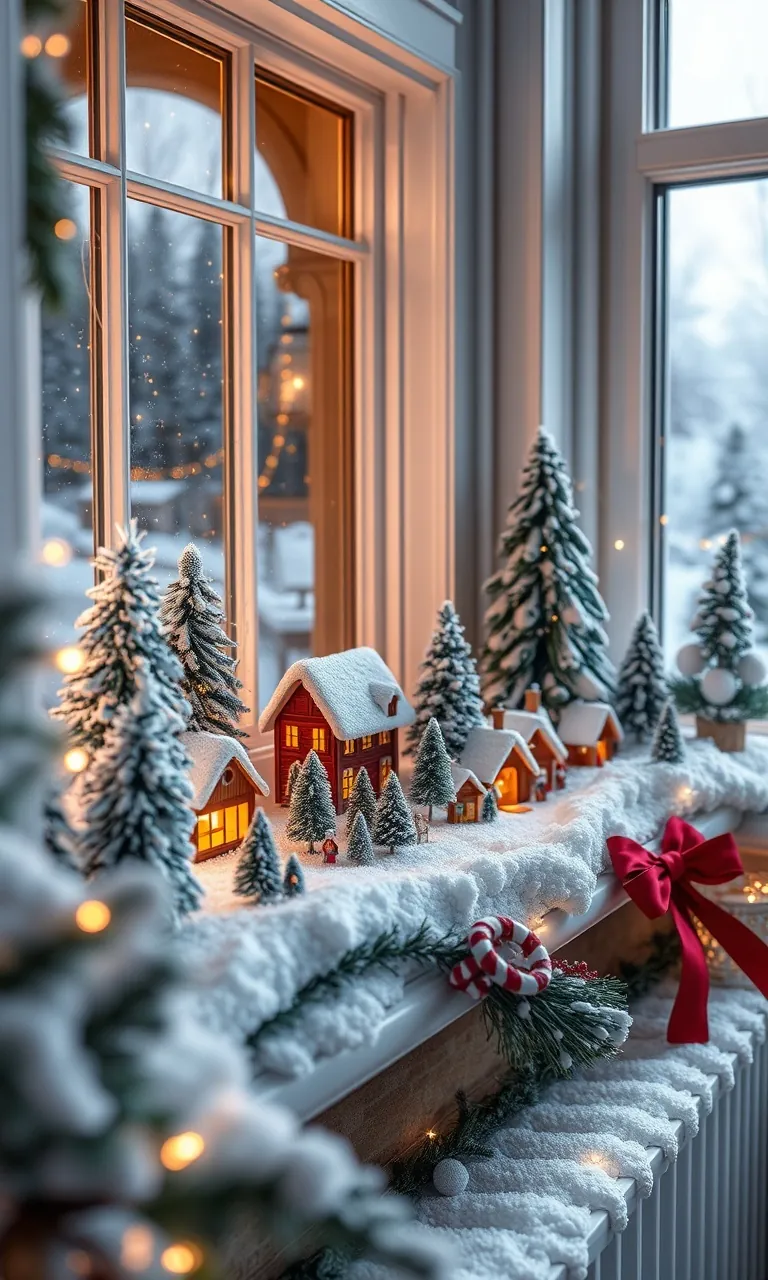 7. Snowy Windowsill Wonderland