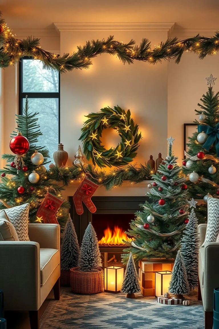 3. Festive Forest Illusions
