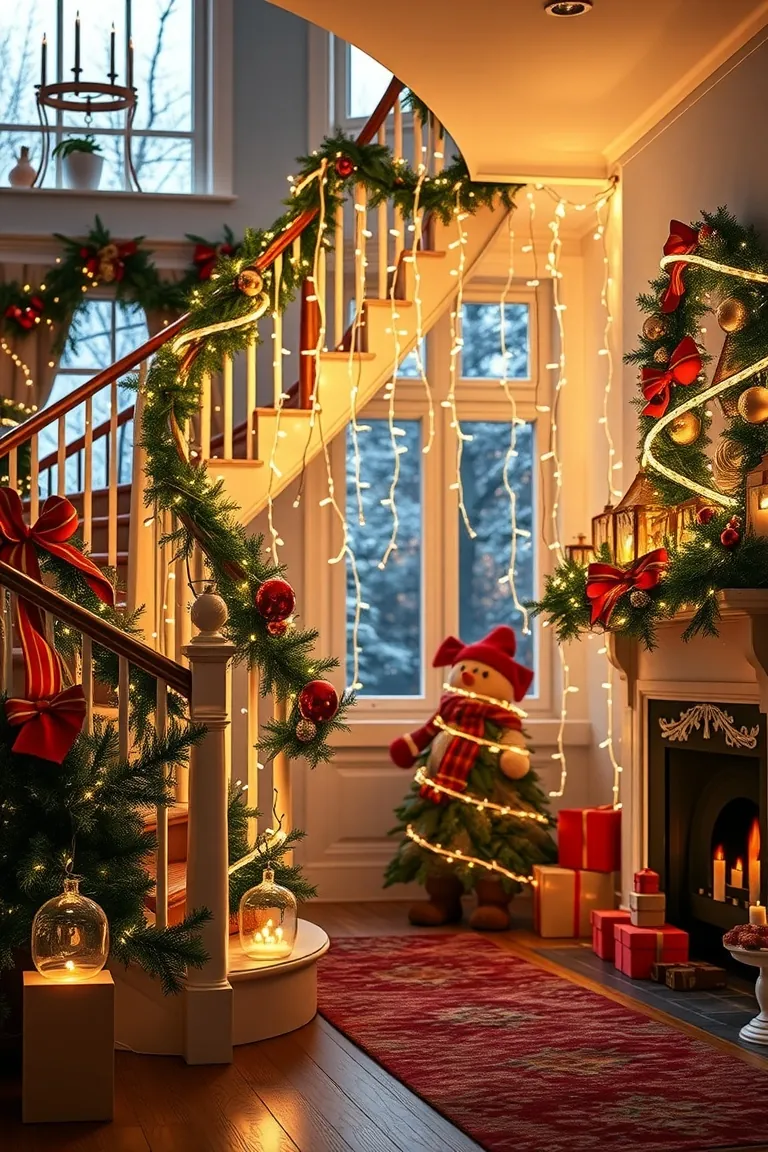 3. Illuminate with Festive Fairy Lights