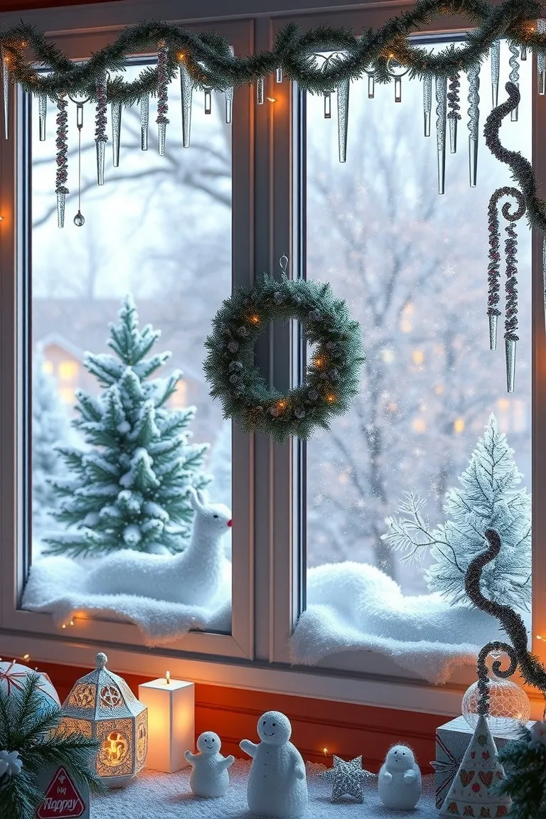 7. Enchanted Winter Window Wonderland
