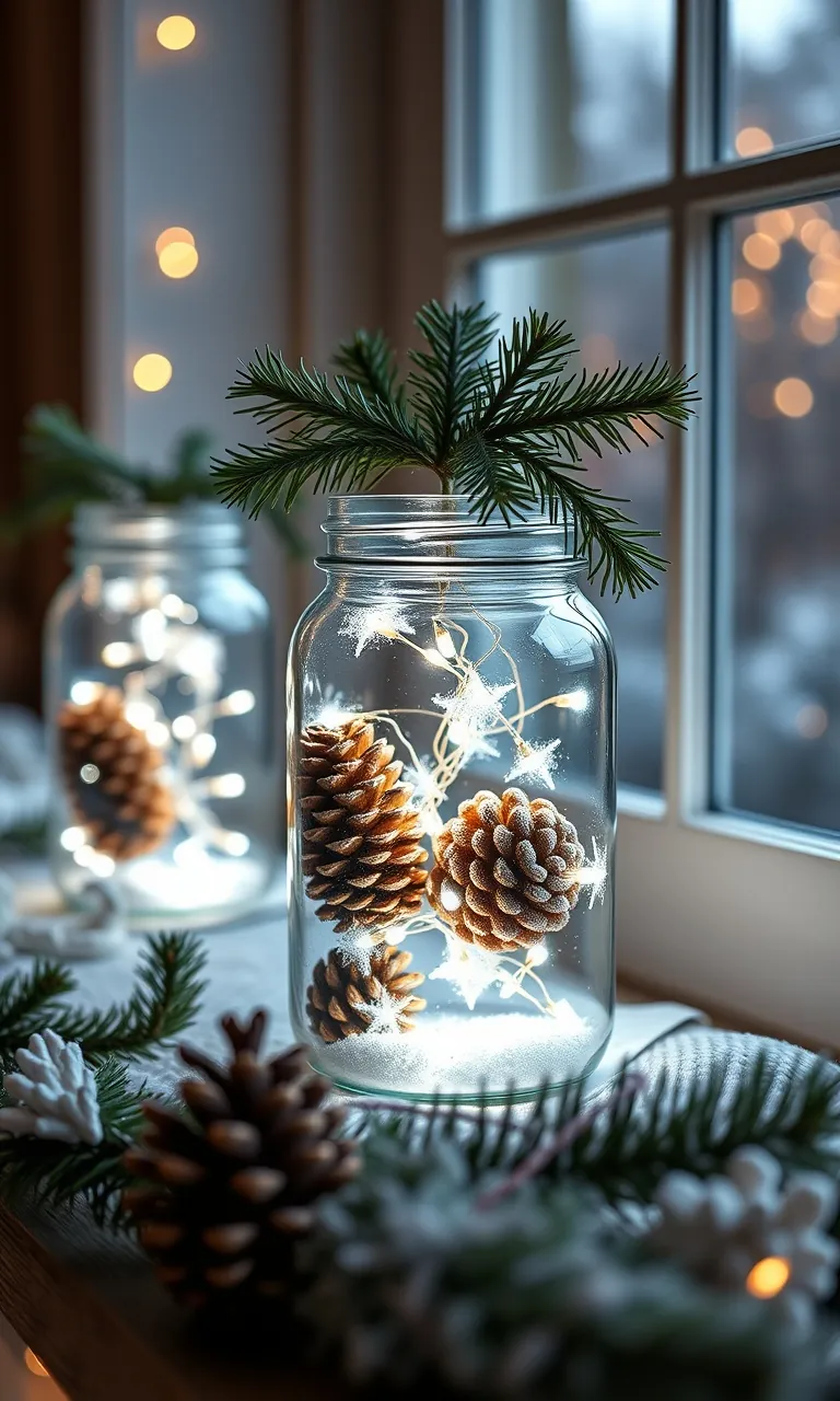 3. Twinkling Jar Lanterns