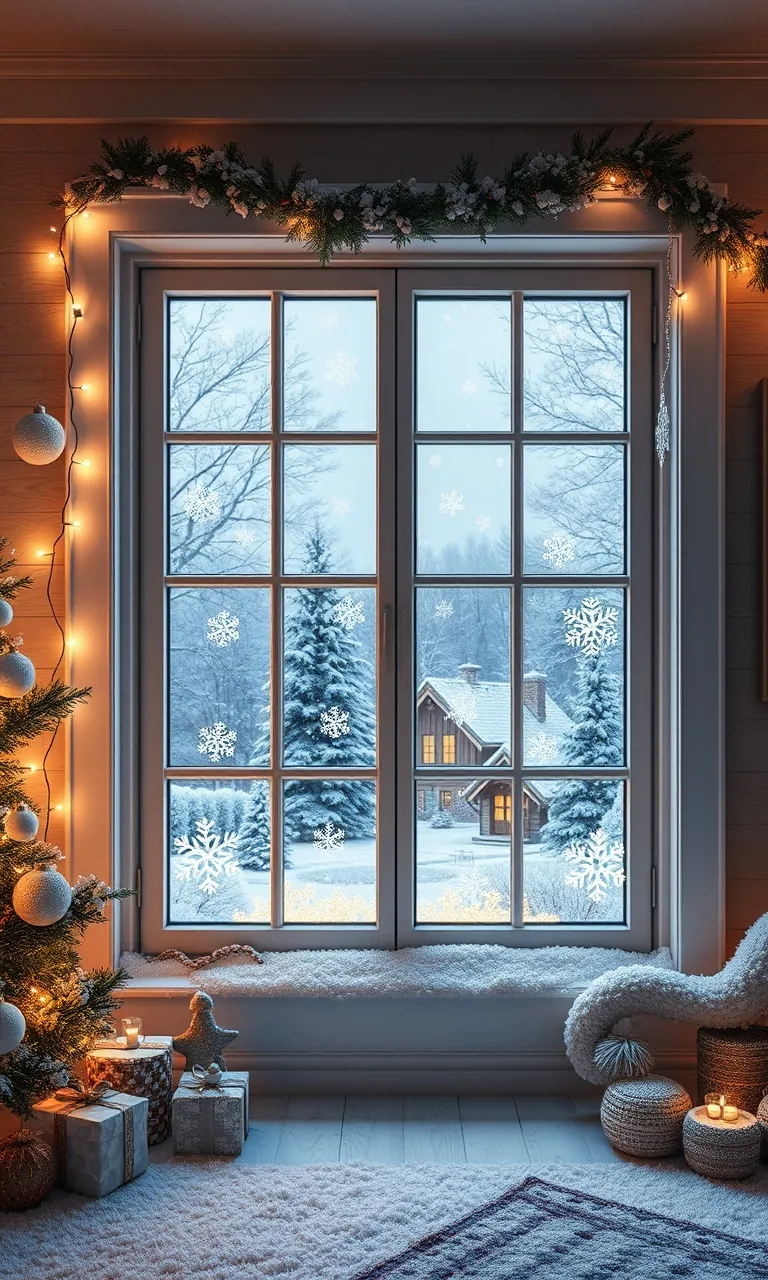 4. Snowy Window Wonderland