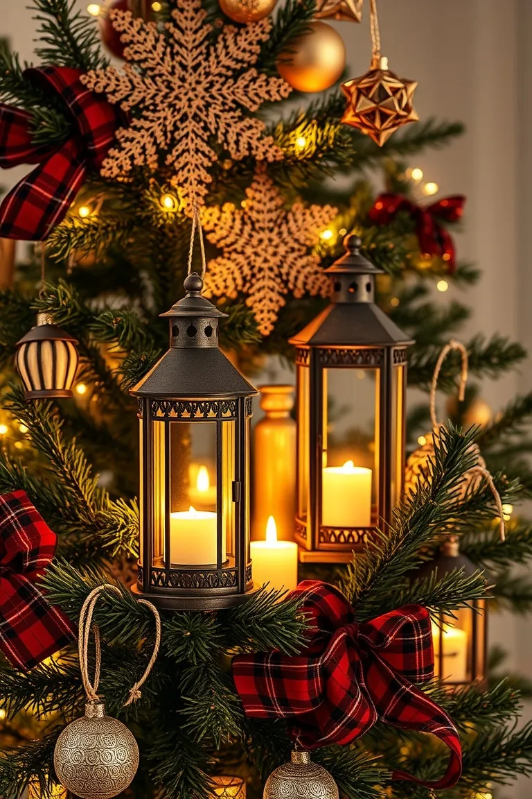 4. Rustic Lantern Wonderland
