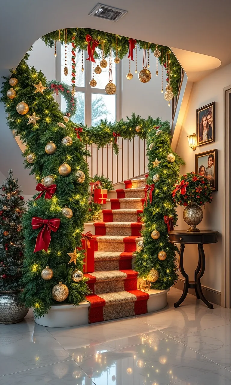 3. Sparkling Staircase Sensation