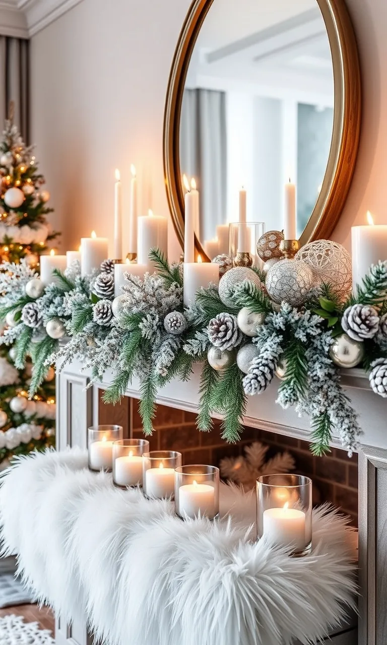 4. Winter Wonderland Mantelpiece