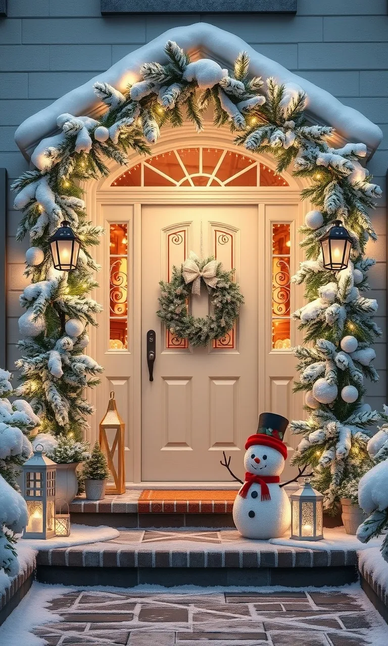 6. Snowy Wonderland Entrances