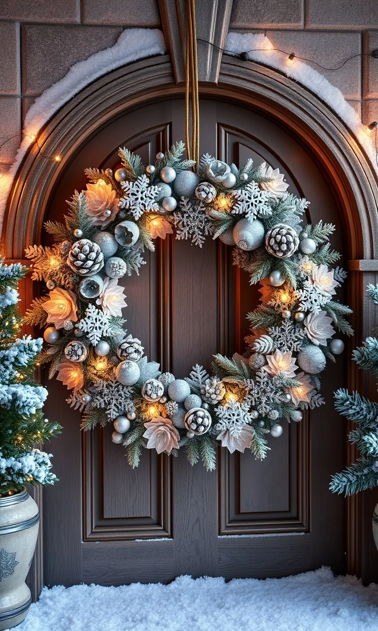3. Winter Wonderland Wreaths