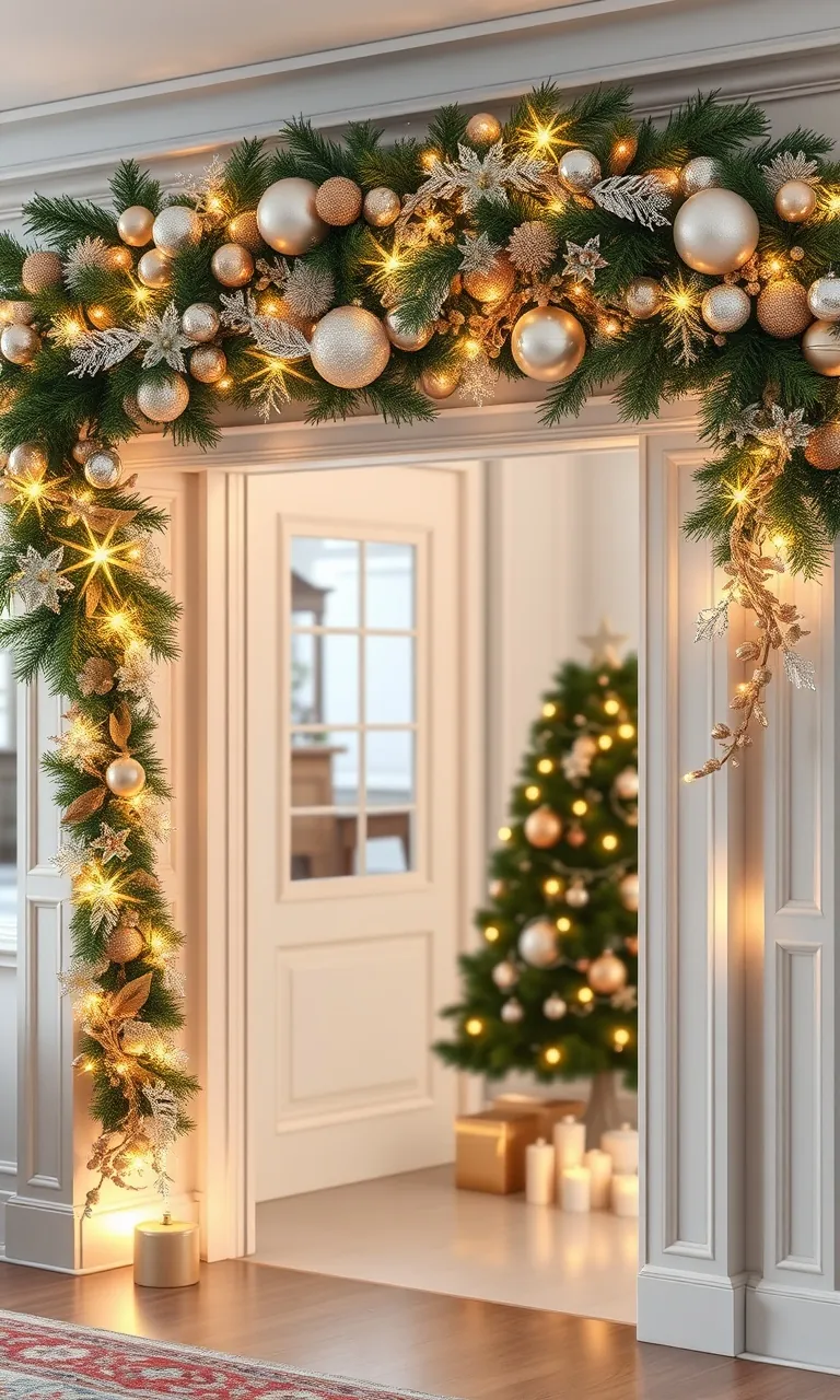 3. Glimmering Garland Glam