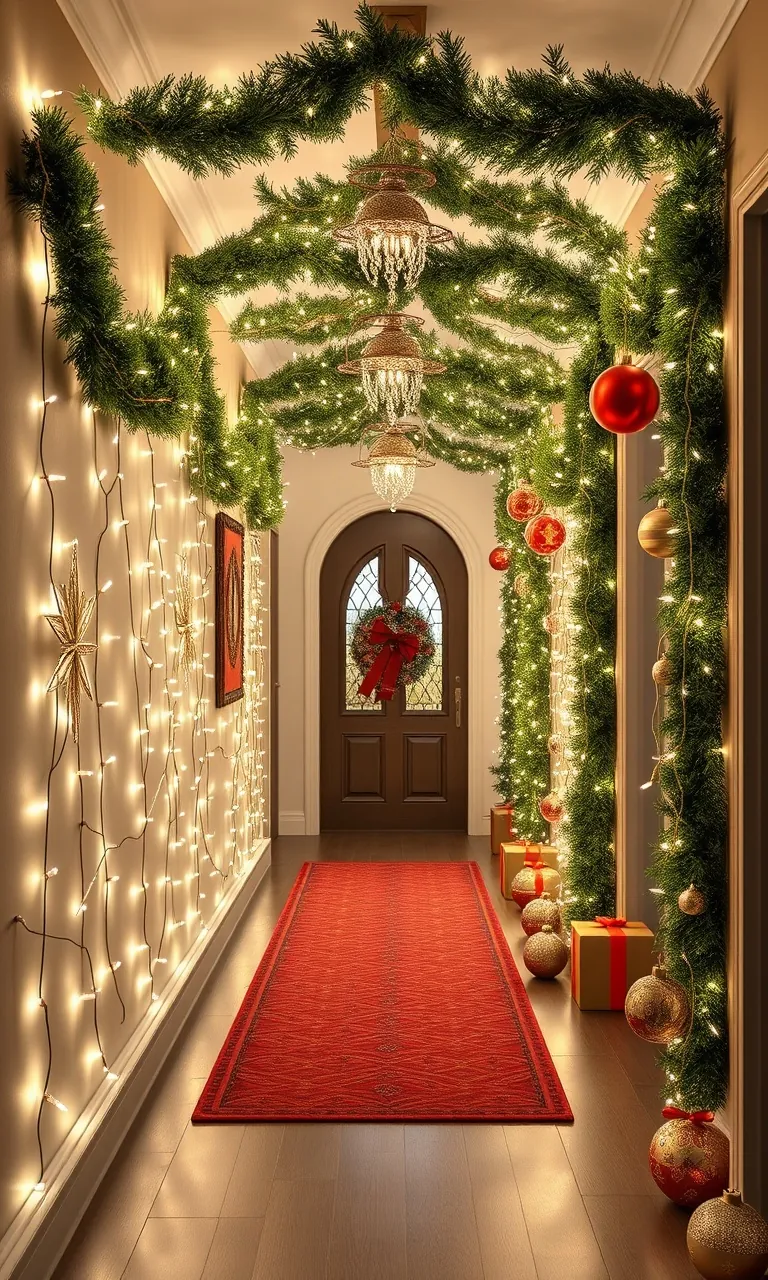 6. Twinkling Tree Tunnel