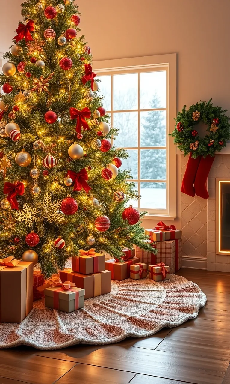 3. Twinkling Tree Skirts