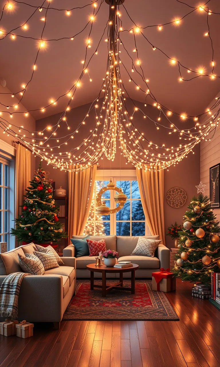 6. Twinkling Light Canopies