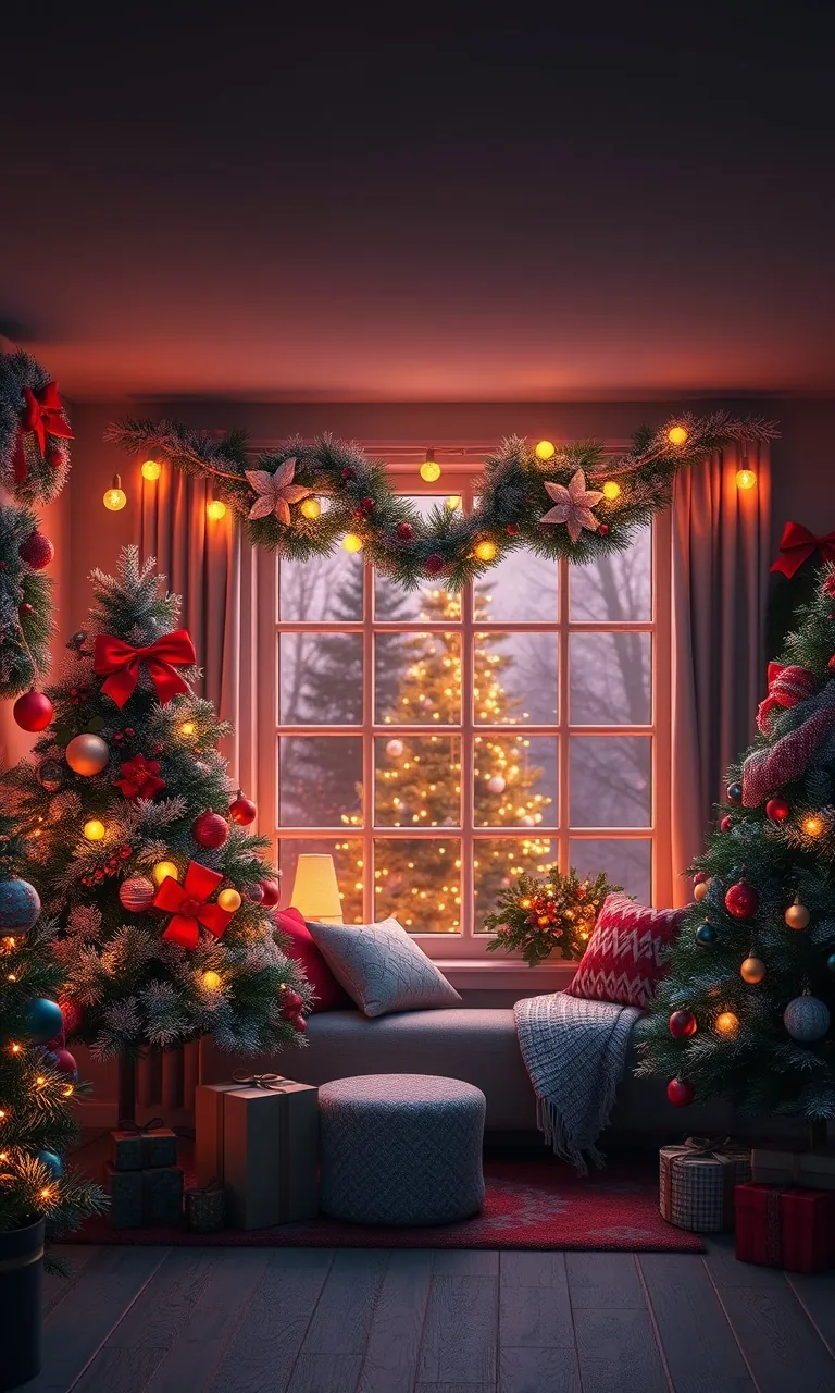 7. Twinkling Tidings with String Lights