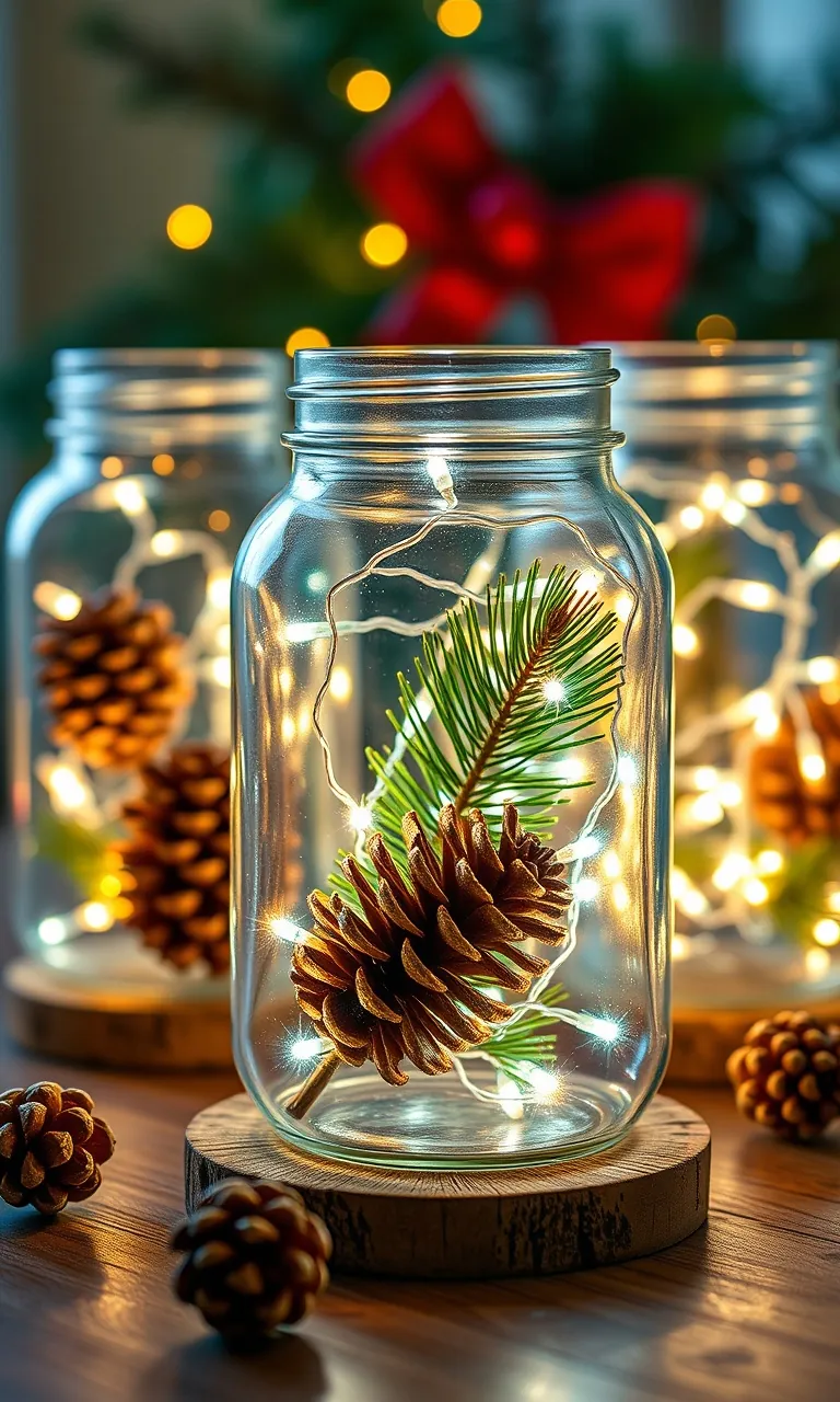 4. Twinkling Jar Lights