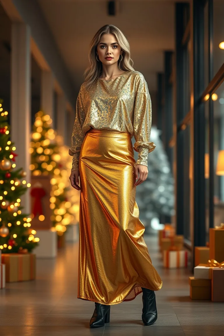 3. Glitz and Glam Gold