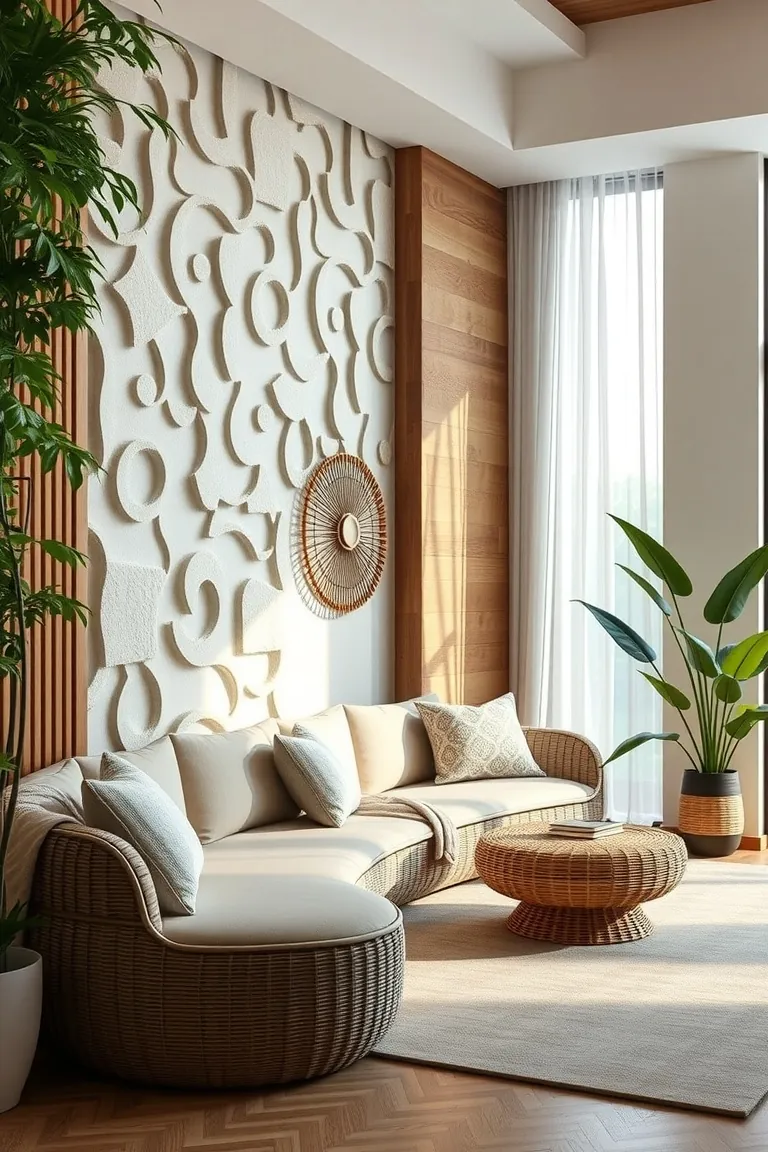 5. Textured Oasis