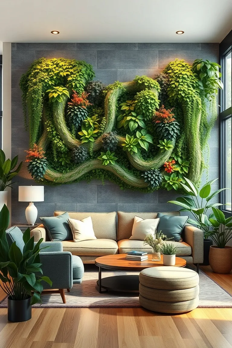 4. Vertical Garden Oasis