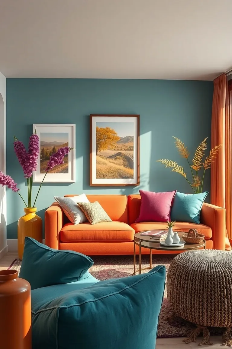 4. Colorful Accents, Big Impact