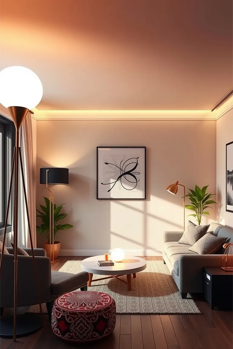 5. Brighten Up with Layered Lighting