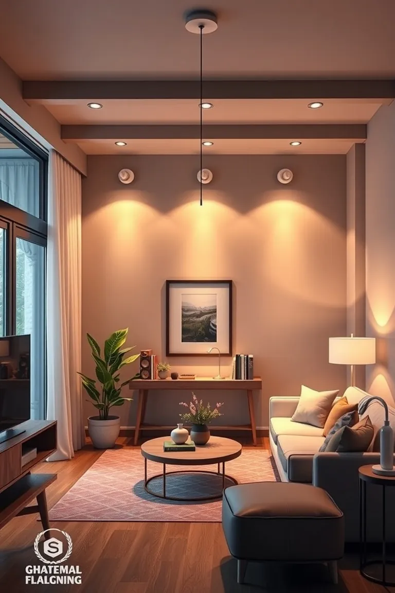 5. Illuminate the Room with Layered Lighting