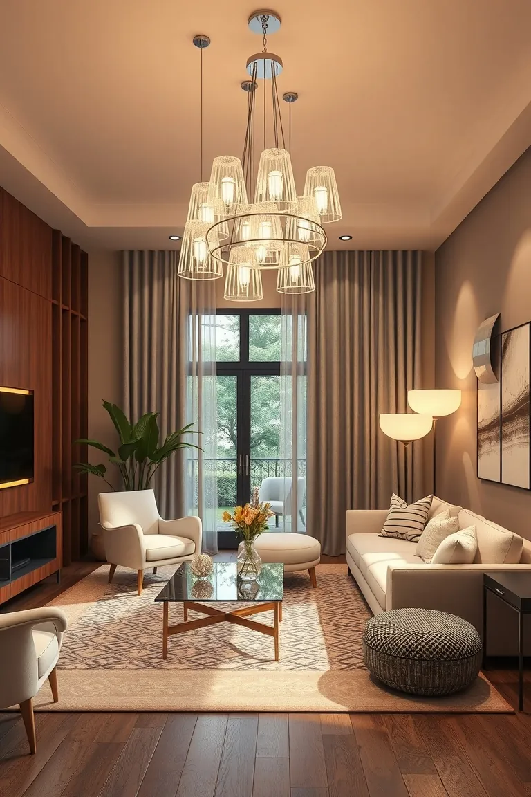 3. Statement Lighting Magic