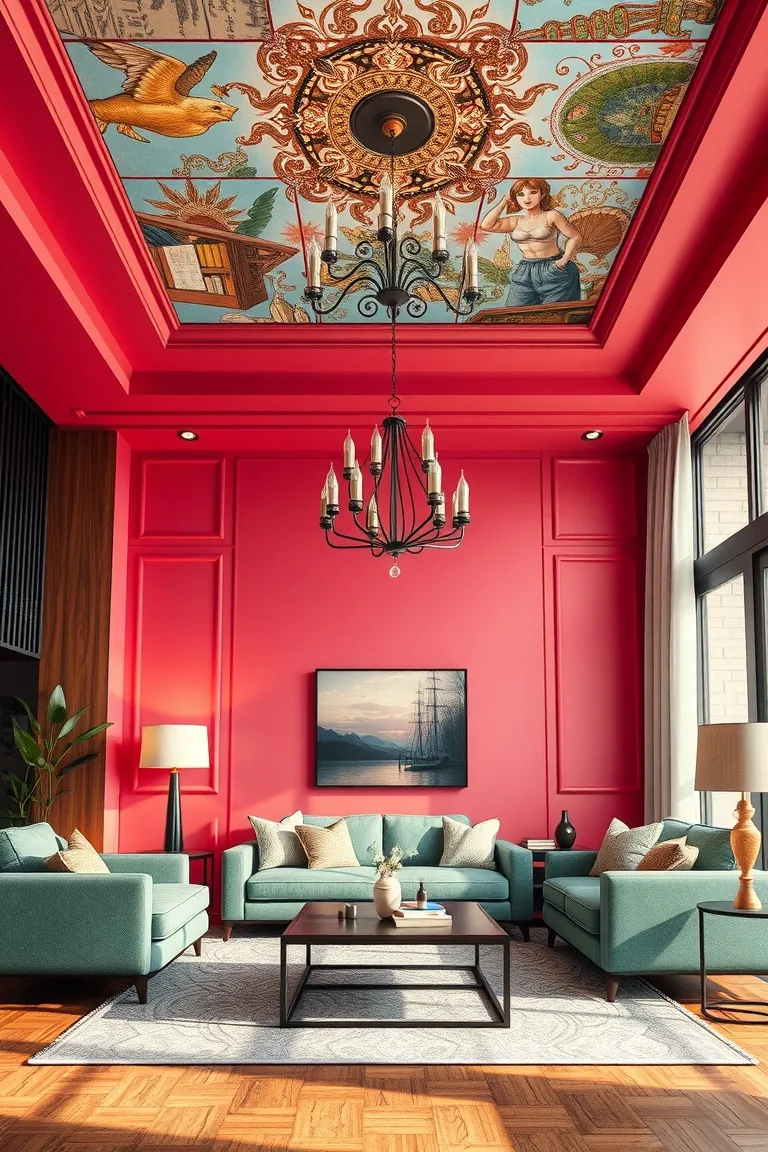 5. Statement Ceiling: The Fifth Wall