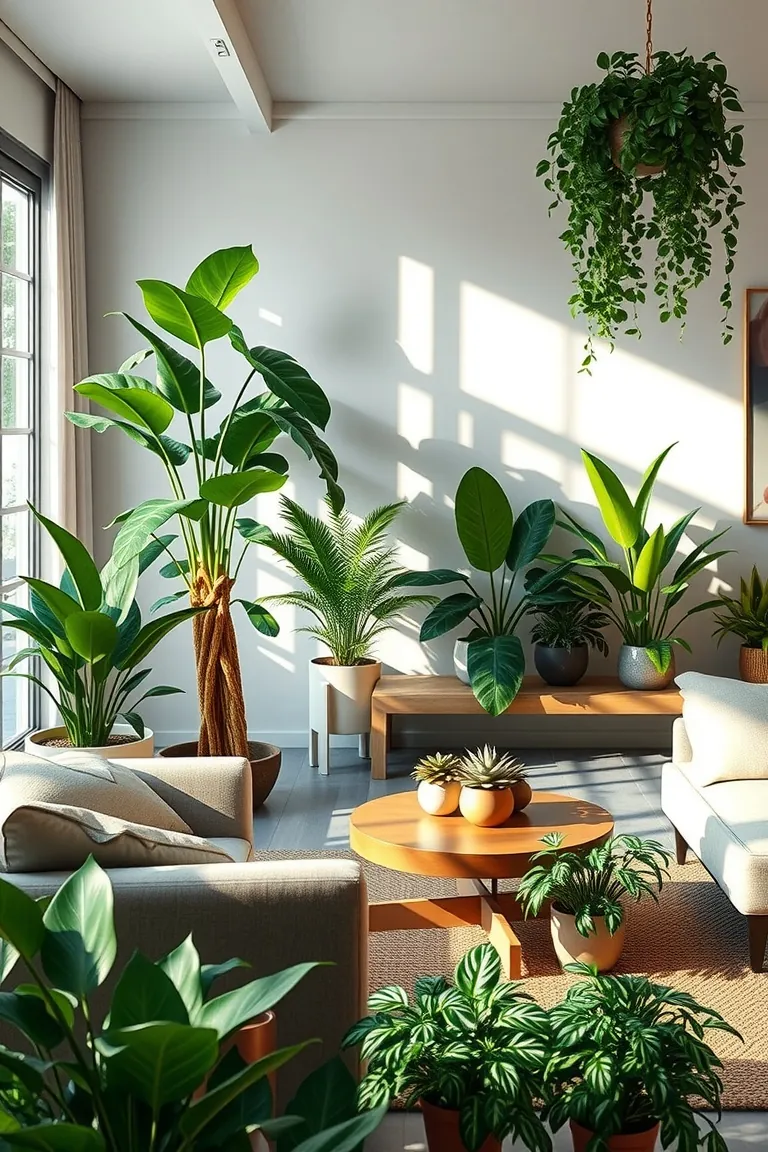 6. Nature’s Touch with Lively Greenery