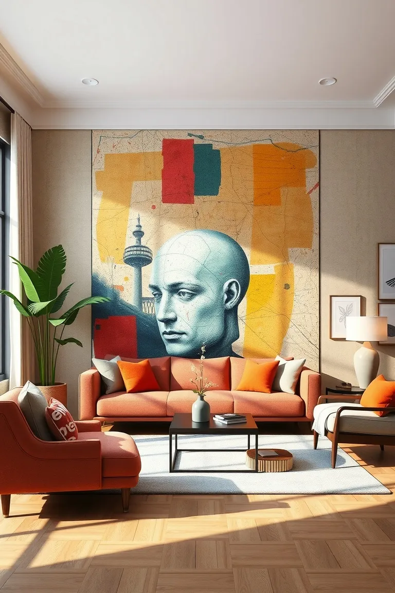 4. Artful Accent Wall