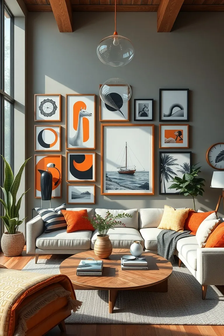 3. Elevate with Eclectic Art