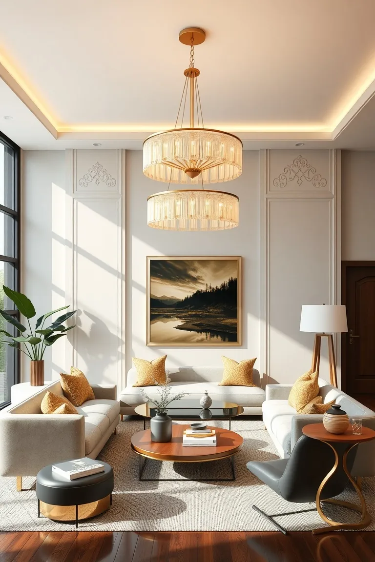 7. Bask in the Glow of Statement Lighting