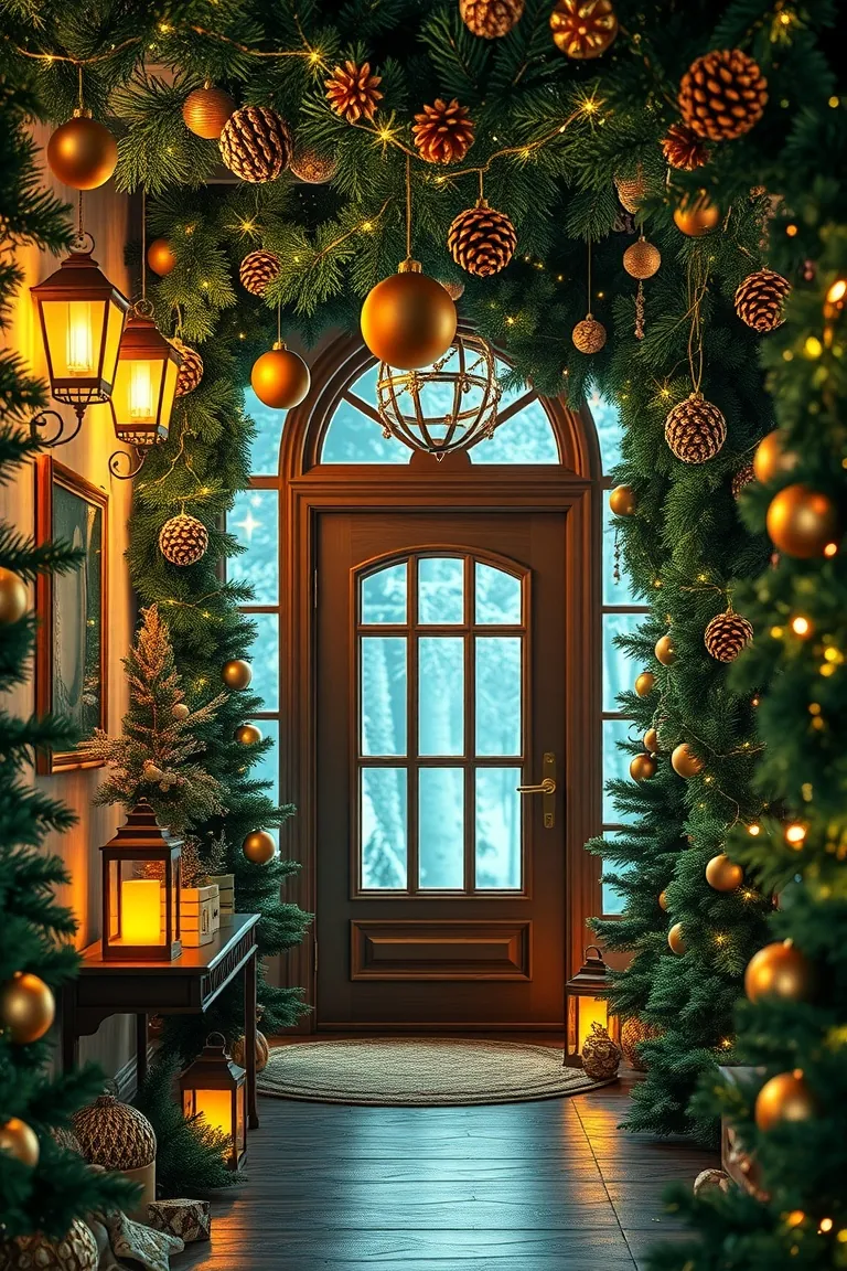 5. "Enchanted Forest Foyer"