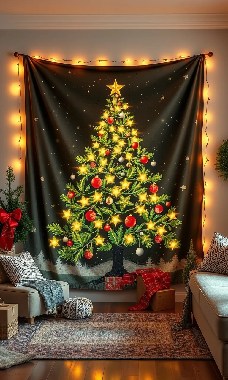 5. Twinkling Tree Tapestry