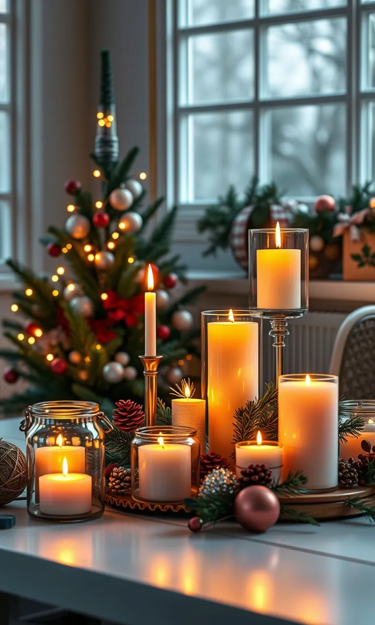 7. Cozy Candlelight Glow